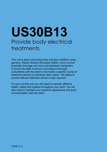 Provide body electrical treatments