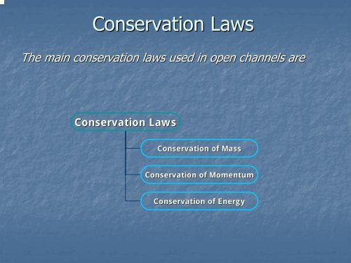 Conservation Laws The The - 