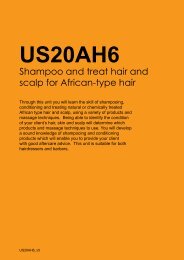 Shampoo and treat hair and scalp for African-type hair