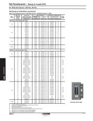 NQ Panelboards – Ready to Install (RTI) DE5 - Nedco