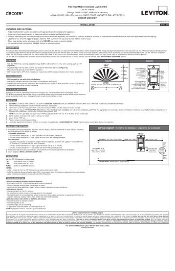 Wiring Diagram / Schéma de cåblage / Diagrama de ... - Nedco