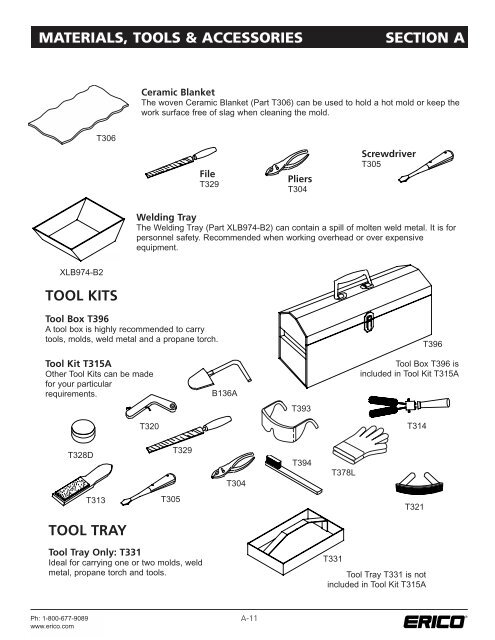 materials, tools & accessories section a - Quebec Westburne