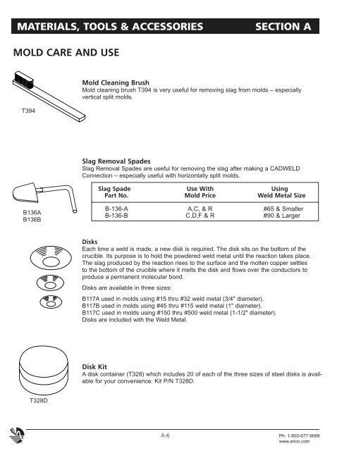 materials, tools & accessories section a - Quebec Westburne