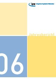 Jahresbericht 2006 (PDF, 1 MB) - Integrierte Psychiatrie Winterthur ...