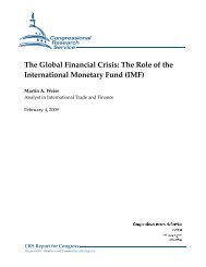The Role of the International Monetary Fund (IMF)