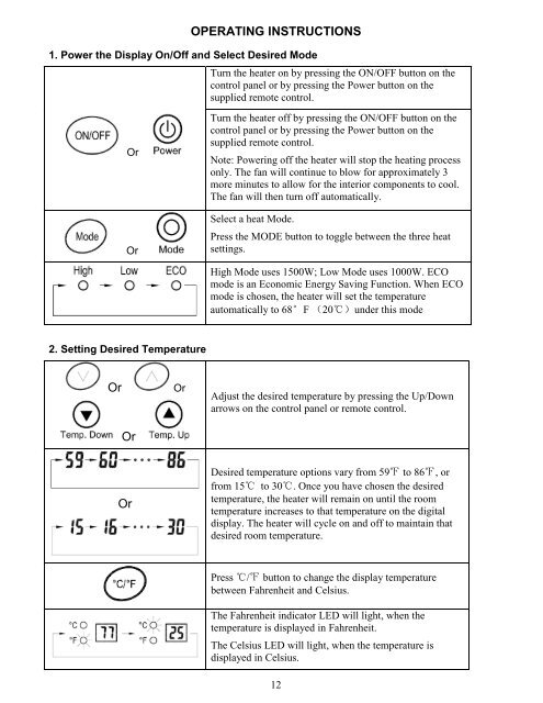 INFRARED ZONE HEATING SYSTEM