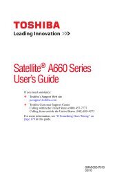 Satellite® A660 Series User's Guide - Howard Computers