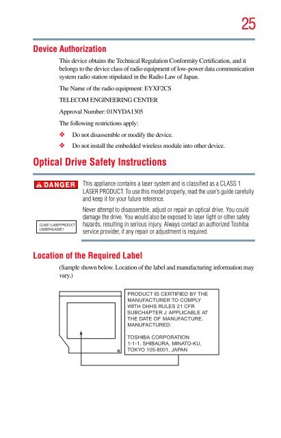 Satellite® A350 Series User's Guide - Kmart