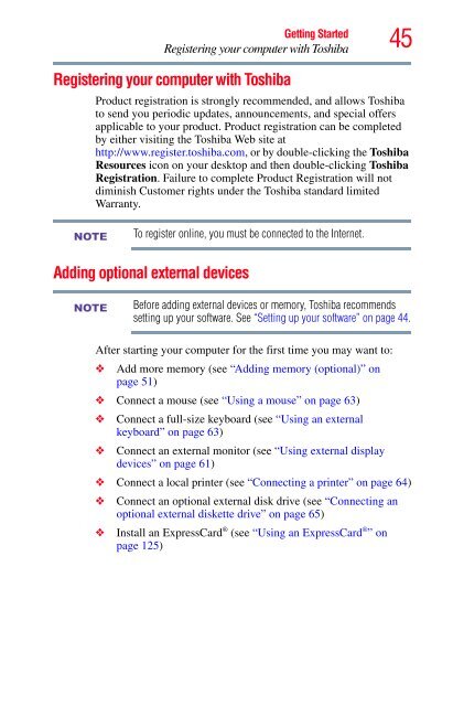 Satellite® A350 Series User's Guide - Kmart