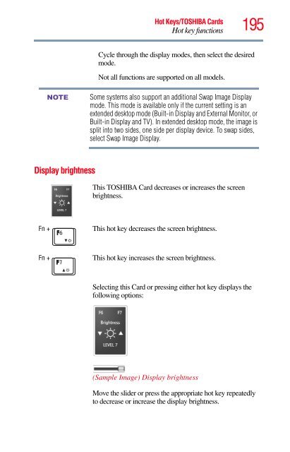 Satellite® T210/T230 Series User's Guide - Howard Computers