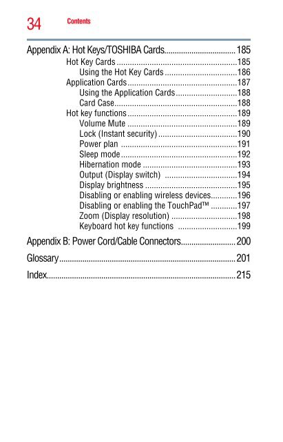 Satellite® T210/T230 Series User's Guide - Howard Computers