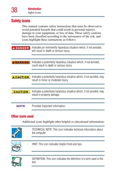 Satellite® T210/T230 Series User's Guide - Howard Computers