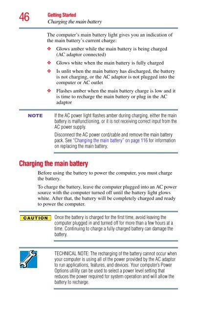 Satellite® T210/T230 Series User's Guide - Howard Computers