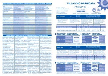 VILLAGGIO BARRICATA - EasyCamping