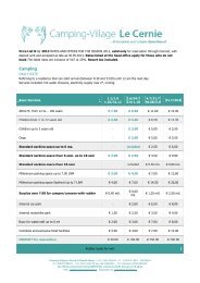 Price List