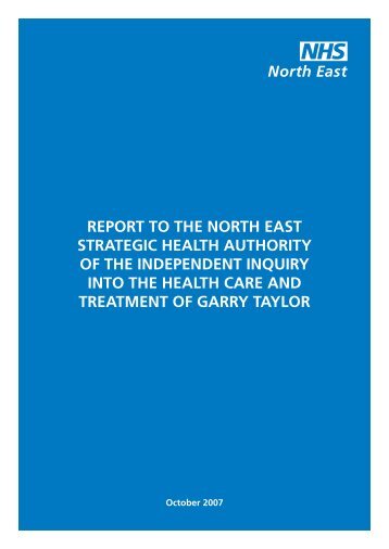 Full independent inquiry report - NHS North East