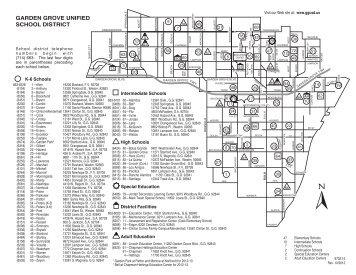 Download Fact Map - Garden Grove Unified School District