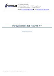 Paragon NTFS for Mac OS X™ - Download - Paragon Software Group