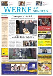 Ausgabe als PDF Download - Werne am Sonntag