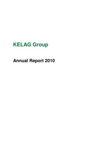 Annual Report 2010 - Kelag
