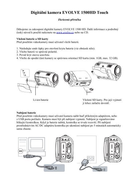 Kamera EVOLVE HD1500Touch_quick_guide_CZ.pdf