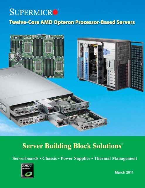 Serverboards • Chassis • Power Supplies • Thermal Management