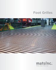 Foot Grille Brochure - Mats Inc.