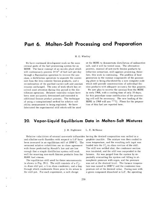 ORNL-4191 - the Molten Salt Energy Technologies Web Site