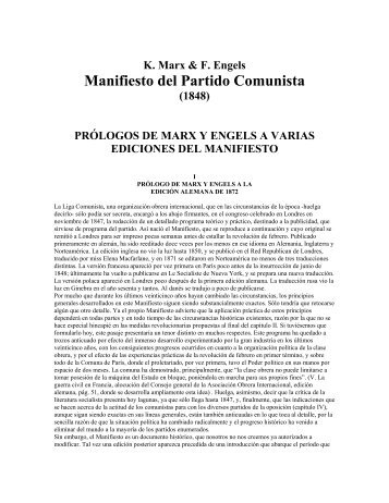 Manifiesto del Partido Comunista