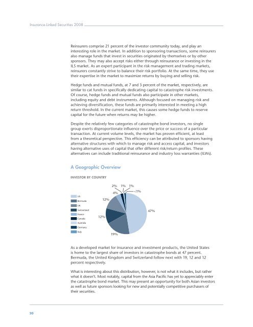 Insurance-Linked Securities Report 2008 - Aon