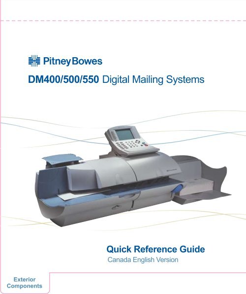 pitney bowes dm400 manual Pitney bowes dm400 dm500 dm550 complete parts & service manual.