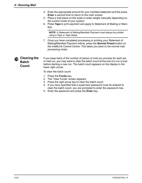 DM1100™ DM Series™ Digital Mailing System Operator Guide