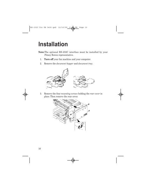 RS232 Guide - Pitney Bowes Canada