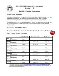 Fall 2013 Information.pdf - Frontier School Division