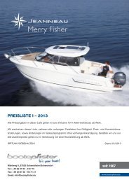 PREISLISTE I ? 2013 - zu Boote Pfister