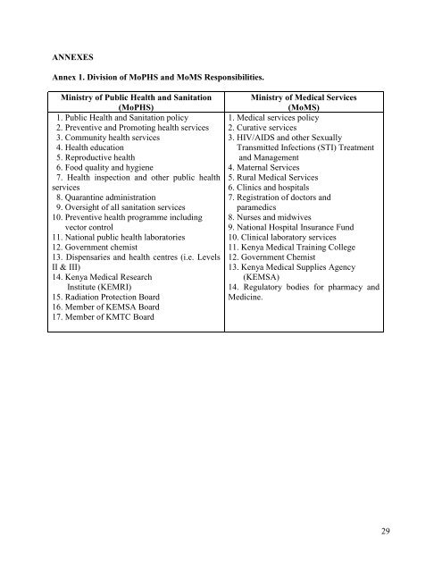 Health Needs Assessment for Kisumu, Kenya - Millennium Cities ...