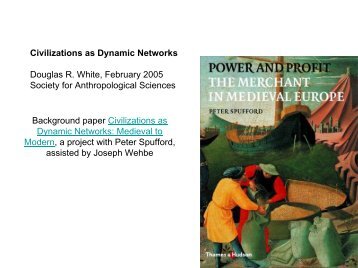 Background paper Civilizations as Dynamic Networks - Eclectic ...