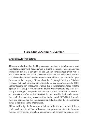 Case.Study:.Sidmar.–.Arcelor