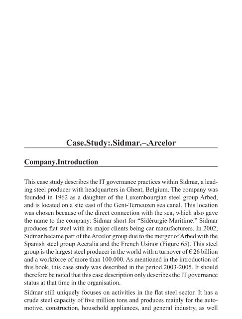 Case.Study:.Sidmar.–.Arcelor