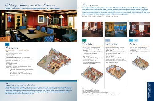 Celebrity Millennium Class Staterooms Celebrity Cruises