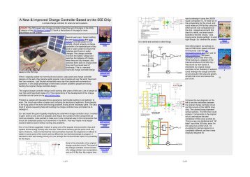 A New Solar / Wind Charge Controller Based on the 555 Chip