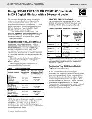 Using KODAK EKTACOLOR PRIME SP Chemicals in DKS ... - 125px