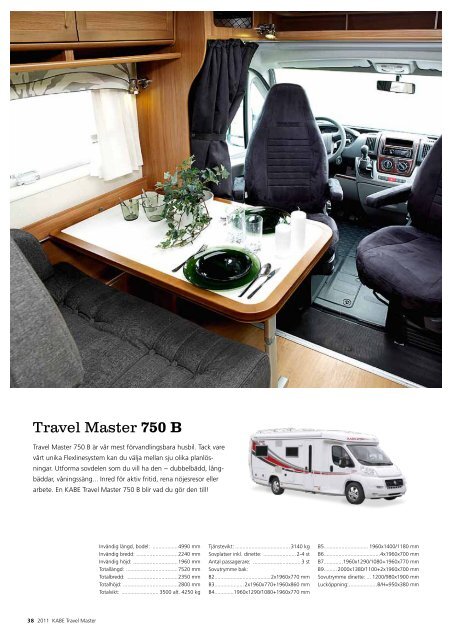 KABE Travel Master husbilskatalog 2011