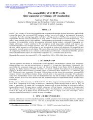 The compatibility of LCD TVs with time-sequential stereoscopic 3D ...