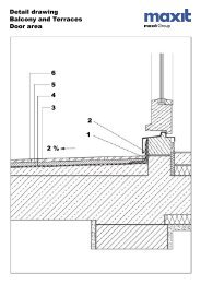 Detail drawing Balcony and Terraces Door area D2201.indd