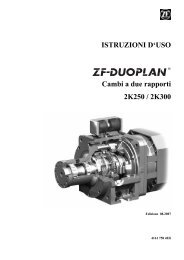 ISTRUZIONI D'USO Cambi a due rapporti ... - automation and gears