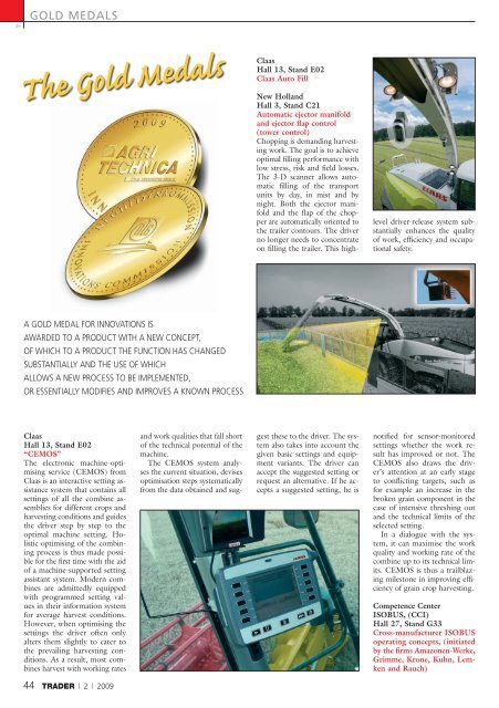 Titel-Trader 2.2009.indd - Agritechnica Trader