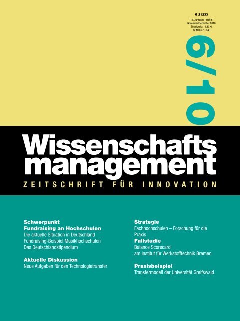 Z e i t s c h r i f t f ü r i n n o v a t i o n - Lemmens Medien GmbH