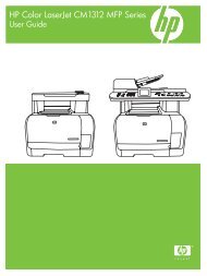 HP Color LaserJet CM1312 MFP Series User Guide - FTP Directory ...