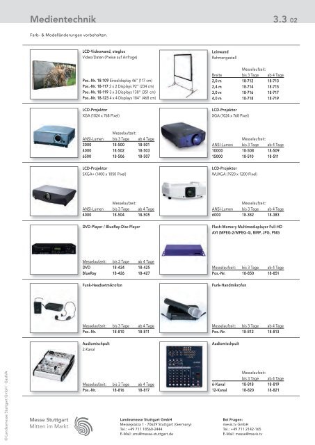 Aussteller-Servicemappe COSMETICA Stuttgart 2011